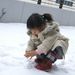 seiちゃん雪遊び