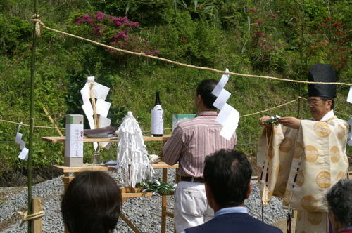 waseyaの地鎮祭に参加