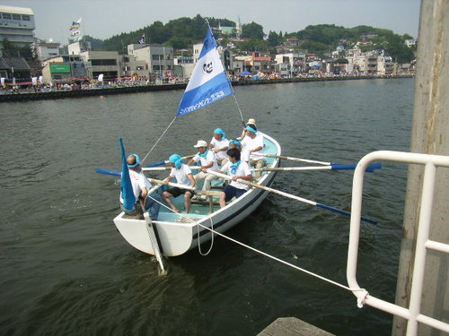 みなと祭り　カッター競技