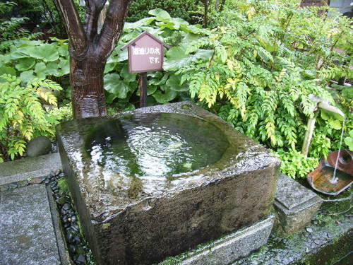 世嬉の一・酒造り用の湧き水